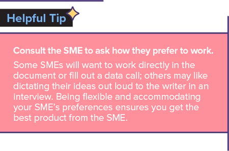 How to Interview SMEs_Tip 2