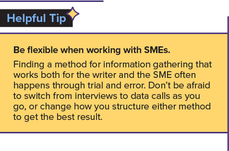 How to Interview SMEs_Tip 6