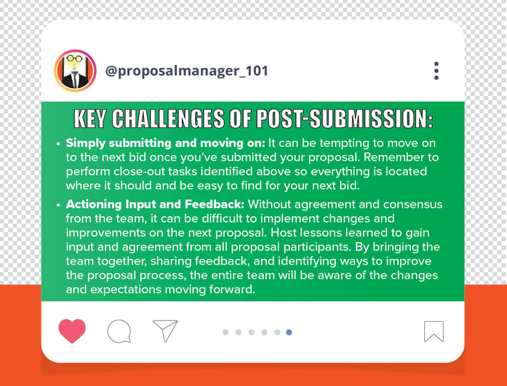 Proposal Manager Graphics_Key Challenges of Post-Submission