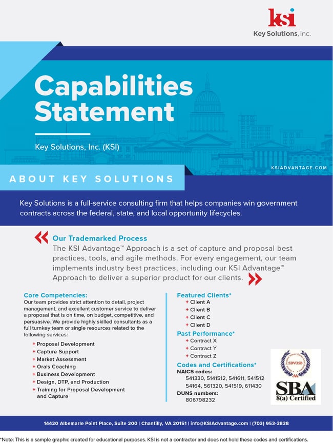 Sample Capabilities Statement_Key Solutions -1