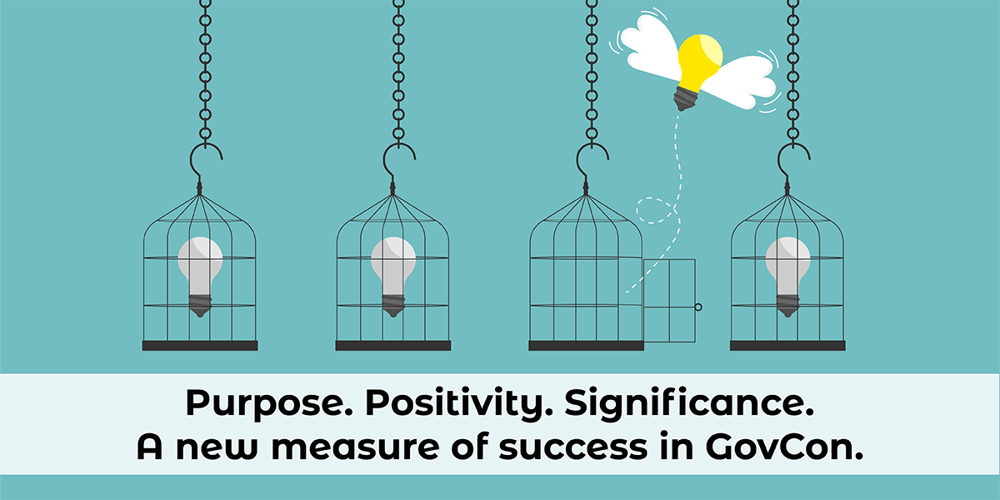 purpose.posititivity. a new measure for success in govcon